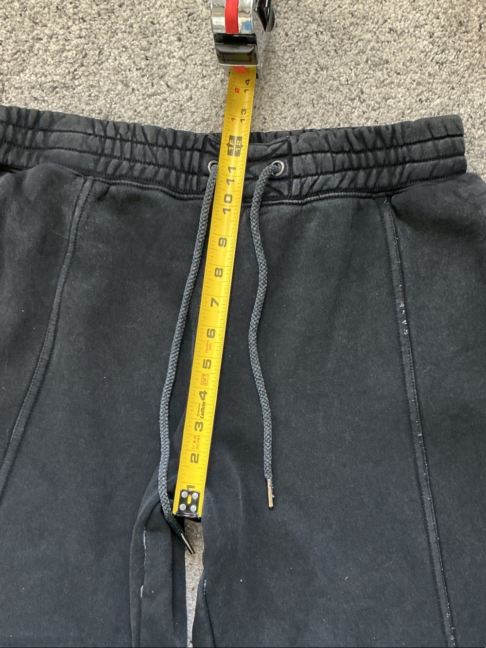FP Movement by Free People Sprint to the Finish Sweatpants ~ Mineral Wash Black - Picture 9 of 16
